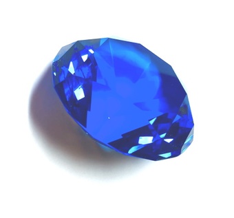 Kristall-Diamanten Lt. Sapphire 5 cm