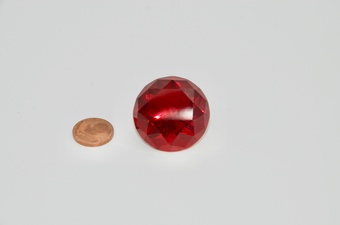 Kristall-Diamanten Rot 7 cm