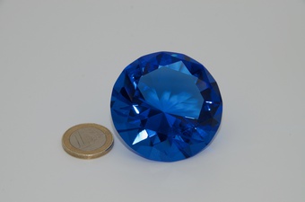 Kristall-Diamanten Blau 5 cm