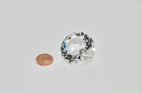 Kristall-Diamanten Weiß 3 cm