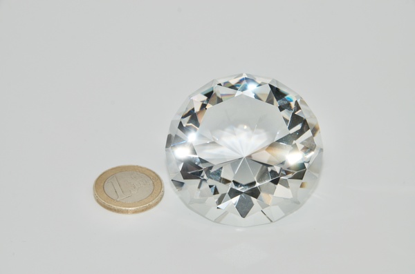 Kristall-Diamanten Weiß 7 cm