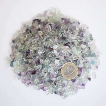 Fluorit grün/violett 100 g
