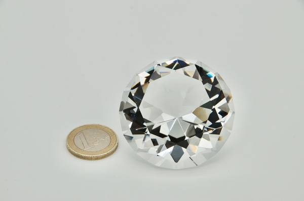 Kristall-Diamanten Weiß 5 cm