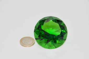 Kristall-Diamanten Grün 10 cm