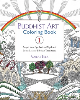 Buddhist Art Coloring Book 1