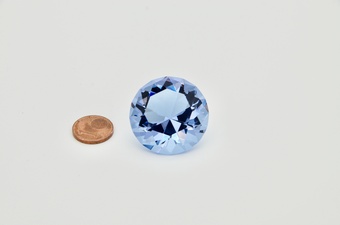 Kristall-Diamanten Lt. Sapphire 3 cm