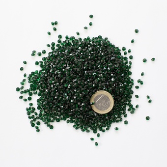 Kristall-Diamanten 4 mm Emerald SS16