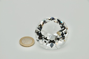 Kristall-Diamanten Weiß 10 cm